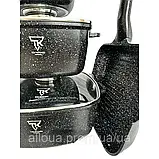 Набір каструль з сковорідкою-грильTOP KITCHEN Комплект посуду з гранітним покриттям К2, фото 8