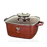 Комплект каструль TOP KITCHEN 6 предметів Комплект каструль для всіх видів плит Якісні каструлі з антипригарним покриттям, фото 3