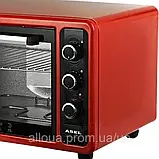 Електропіч Asel 1300Вт Електродуховка на 40л Духовка з 3 режимами Настільна духовка для випікання К2, фото 7
