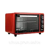 Електропіч Asel 1300Вт Електродуховка на 40л Духовка з 3 режимами Настільна духовка для випікання К2, фото 2