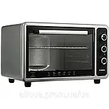 Електродуховка Asel 40л Електропіч з таймером Міні піч компактна Потужна електропіч 1300Вт К2, фото 6