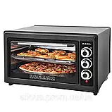 Настільна електропіч Asel Вмістка електрична духовка 33л Духовка електрична з 3 режимами К2, фото 6