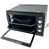 Настільна електропіч Asel Вмістка електрична духовка 33л Духовка електрична з 3 режимами К2, фото 9