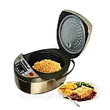 Мультиварка Rainberg 1500Вт Вмістка мультиварка-рисоварка Мультиварка з фритюром К2, фото 2