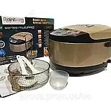 Мультиварка Rainberg 1500Вт Вмістка мультиварка-рисоварка Мультиварка з фритюром К2, фото 3