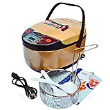 Мультиварка Rainberg 1500Вт Вмістка мультиварка-рисоварка Мультиварка з фритюром К2, фото 9