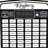 Мультиварка Kingberg 900Вт Мульварка-хлібопічка Багатофункціональна мультиварка 43 програми К2, фото 8