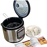 Мультиварка Kingberg 900Вт Мульварка-хлібопічка Багатофункціональна мультиварка 43 програми К2, фото 10