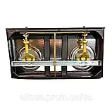 Газова плита настільна Rainberg Склокерамічна газова плита двоконфорна Механічна газова плита К2, фото 4