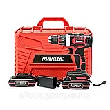 Шуруповерт акумуляторний Makita 24В Ударний шуруповерт з металевим патроном Безщітковий шуруповерт Макіта, фото 8