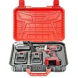 Шуруповерт акумуляторний Makita 24В Ударний шуруповерт з металевим патроном Безщітковий шуруповерт Макіта, фото 10