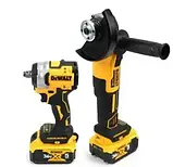 DEWALT Набір 2в1 36В Акумуляторний гайковерт DCF922 Кутова шліфмашина DCG413 Комплект інструменту 2в1 Деволт, фото 8