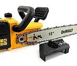Якісна пила DeWalt DCM575N 36В Пила ланцюгова з безключовою натяжкою Пила акумуляторна Деволт, фото 7