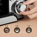 Багатофункціональний тістоміс Top Kitchen Потужний тістоміс 4200Вт Стаціонарний тістоміс з чашою 6л К2, фото 2