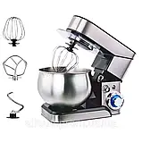 Багатофункціональний тістоміс Top Kitchen Потужний тістоміс 4200Вт Стаціонарний тістоміс з чашою 6л К2, фото 3