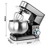 Багатофункціональний тістоміс Top Kitchen Потужний тістоміс 4200Вт Стаціонарний тістоміс з чашою 6л К2, фото 4