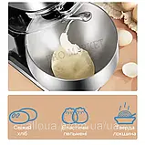 Багатофункціональний тістоміс Top Kitchen Потужний тістоміс 4200Вт Стаціонарний тістоміс з чашою 6л К2, фото 5