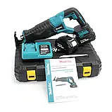 Акумуляторна сабельна пила Makita BJR186Z 36В Електроножовка з 2 акумуляторами Шабельна пила Макіта, фото 6