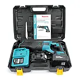 Акумуляторна сабельна пила Makita BJR186Z 36В Електроножовка з 2 акумуляторами Шабельна пила Макіта, фото 7