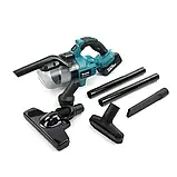 Акумуляторний пилосос Makita DCL184ZW-2Li 36В Автомобільний пилосос Макіта Портативний ручний пилосос, фото 7