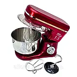 Планетарний тістоміс Zepline 3в1 настільний Міксер з нержавіючої чашею 3500Вт 5л К2, фото 2