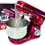Планетарний тістоміс Zepline 3в1 настільний Міксер з нержавіючої чашею 3500Вт 5л К2, фото 9