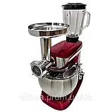 Кухонний комбайн 3в1 Zepline Універсальний комбайн 4200Вт Комбайн блендер тістоміс м'ясорубка К2, фото 2