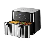 Містка аерофритюрниця 12л Zepline Безмасляний аерогриль на дві чаші Якісна мультипіч К2, фото 2