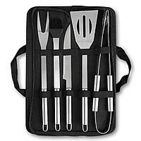 Набір аксесуарів для грилю та барбекю в чохлі 5 предметів