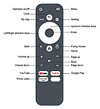 DQ08 Smart TV Box | 4G+64G | Android 13 | Голосове керування | ІЧ-пульт, фото 4