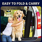 Складне крісло для кемпінгу з відкидною підставкою для ніг та підголівником, фото 4