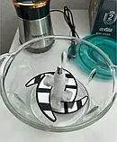 Кухонний подрібнювач блендер чопер електричний Rainberg RB-2201 1300 Вт для подрібнення продуктів із чашею н, фото 6