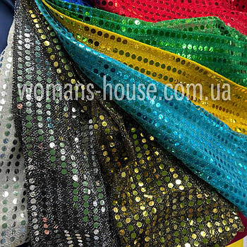 Паєткова тканина (Паєтка) Копейка 90 см Рулон 50 м