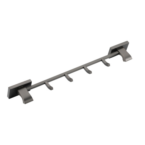 Вішалка GAPPO G0716-49 426 мм, 4 гачки, збройова сталь, фото 1