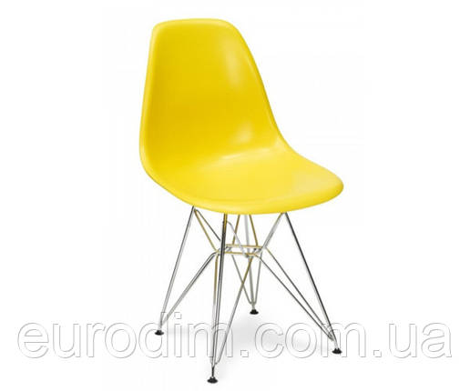 Стілець Тауер ніжки метал пластик жовтий, фото 1