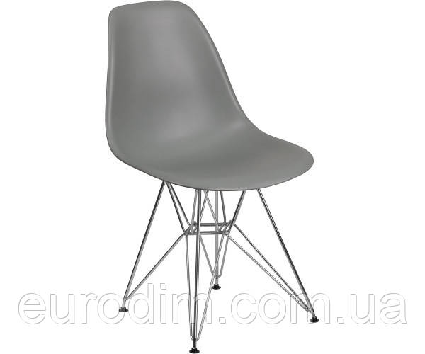 Стілець Тауер ніжки метал пластик сірий