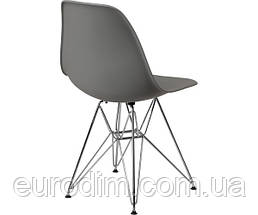 Стілець Тауер ніжки метал пластик сірий, фото 4