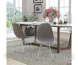 Стілець Тауер ніжки метал пластик сірий, фото 5