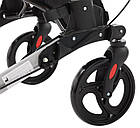 Ролатор складаний алюмінієвий з підлокітним упором MED1-SC5037B, фото 7