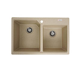 Гранітна мийка для кухні VALESO HARMONY 7850 матова Сафарі