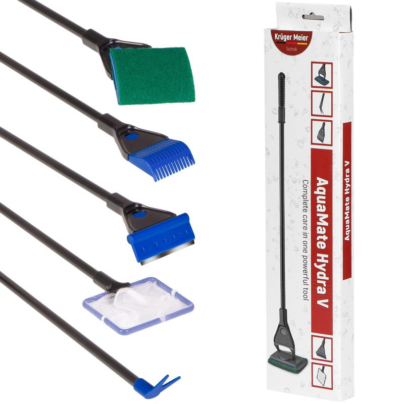 Набір для чищення акваріума Kruger Meier AquaMate Hydra V 5in1, фото 1