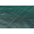 Агротканина проти бур'янів 100 г/м², сітка 25 см, зелена, 1,6х100м, ATGDGR10016100, фото 3