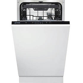 Gorenje Dishwasher built-in, 11sets, A++, 45cm, AquaStop, 3 basket, white