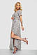 Сарафан із квітковим принтом, колір сірий, 241R161, фото 3