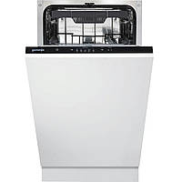 Gorenje Dishwasher built-in, 11sets, A++, 45cm, AquaStop, 3 basket, white