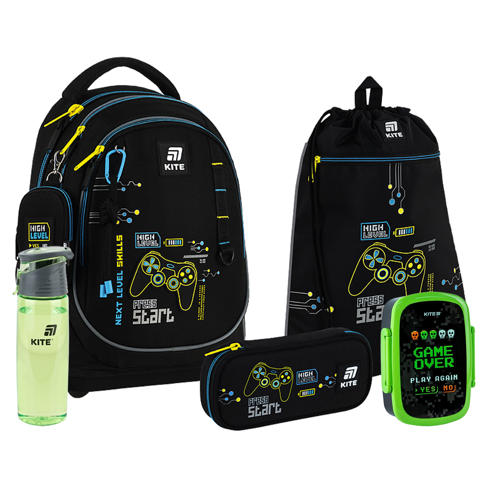 Шкільний набір Kite 5 в 1 Education Good Game SET_K25-724S-4, фото 1