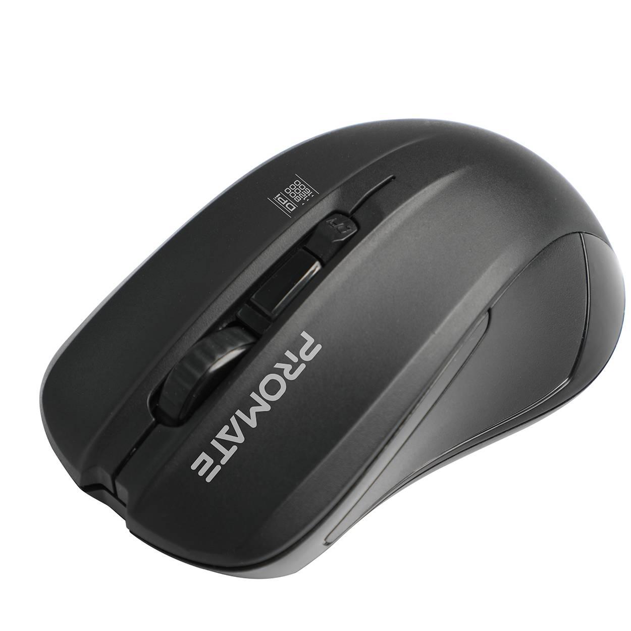 Миша бездротова Promate Contour Black, фото 1