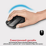 Миша бездротова Promate Contour Black, фото 2