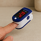 Електронний пульсоксиметр LK87 / Пульсометр / Оксиметр / Прилад для вимірювання рівня кисню, фото 2