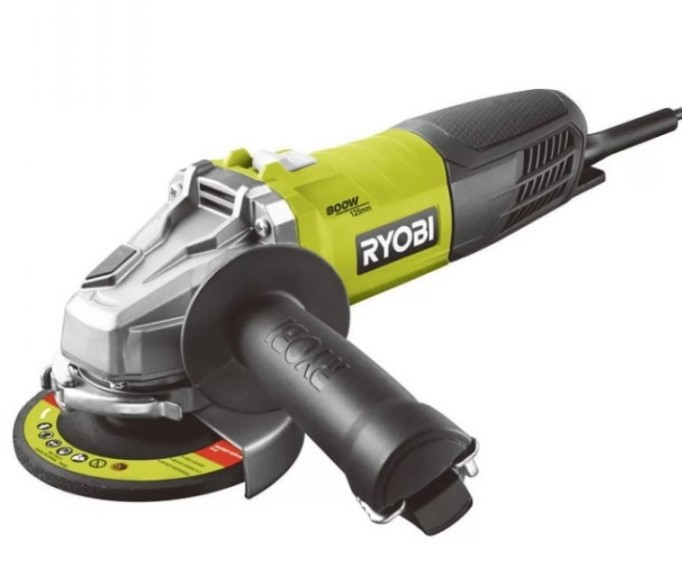 Шліфмашина кутова Ryobi RAG800-125G, 125 мм, 800 Вт, 12000 об/хв, 2.4 кг